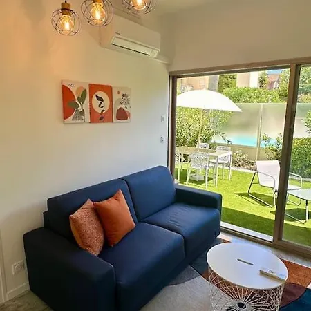 公寓 Elegant 2 Pieces A Antibes A 30M De La Plage Avec Piscine *